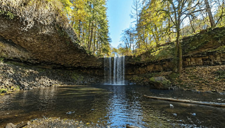 Beaver Falls waterfall Columbia County Oregon